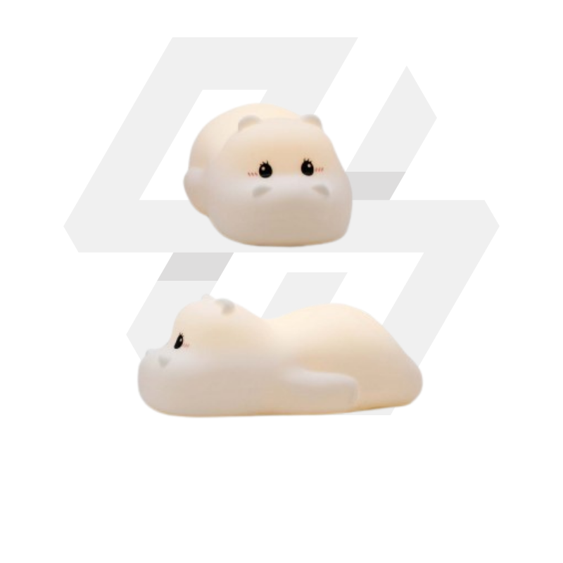 Velador Silicona Hipopotamo - (HKZH131)