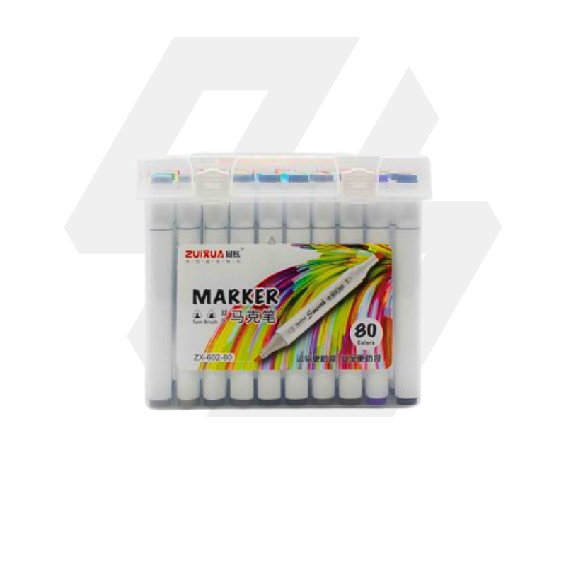 Maleta Marcador 80pcs - (HK602-80)