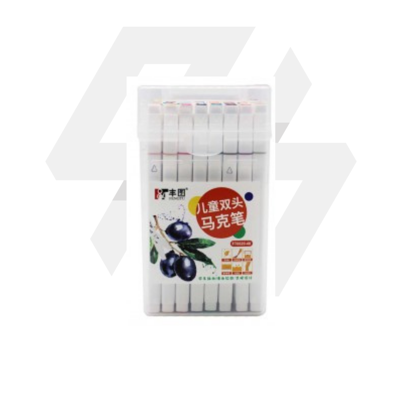 Marcador Doble Punta 48pcs - (HK575/2048)
