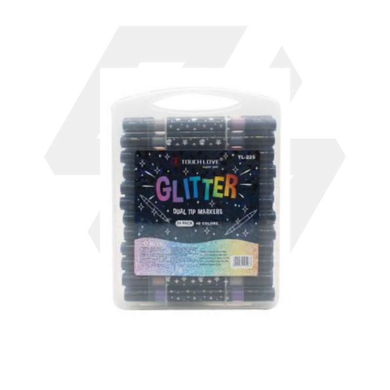 Marcador C/ Glitter 24pcs - (HK577)