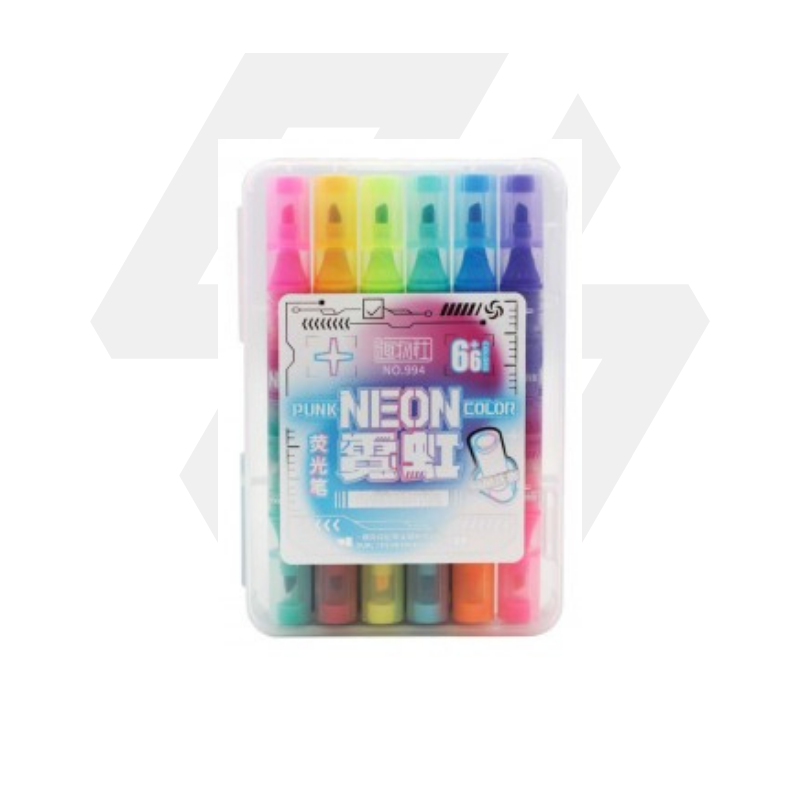 Marcador Neon 6pcs - (HK468/994)