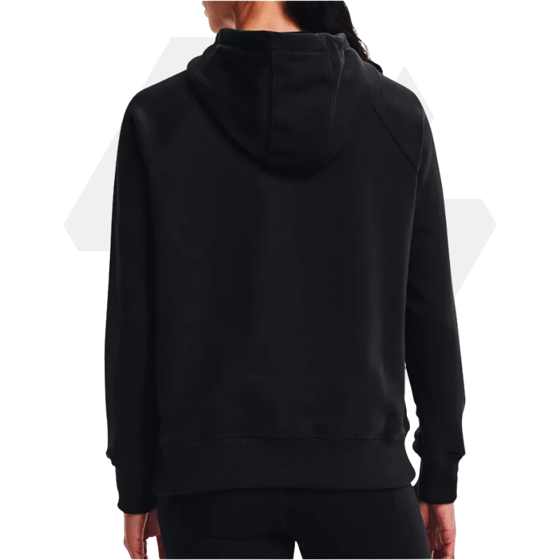 BUZO RIVAL FLEECE UA WOMEN BLACK (HF8001)