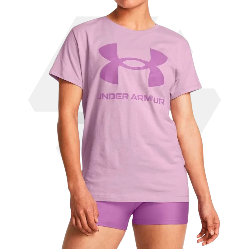 REMERA UA W SPORTSTYLE LOGO SS (HF5543)