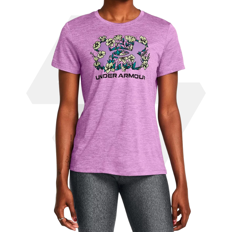 REMERA UA W FLOWER TECH TWIST SS (HF4560)