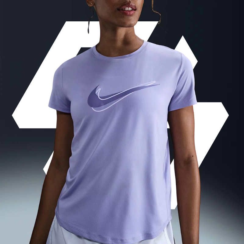 REMERA W NK ONE SWSH HBR DF SS TOP (HF4533)