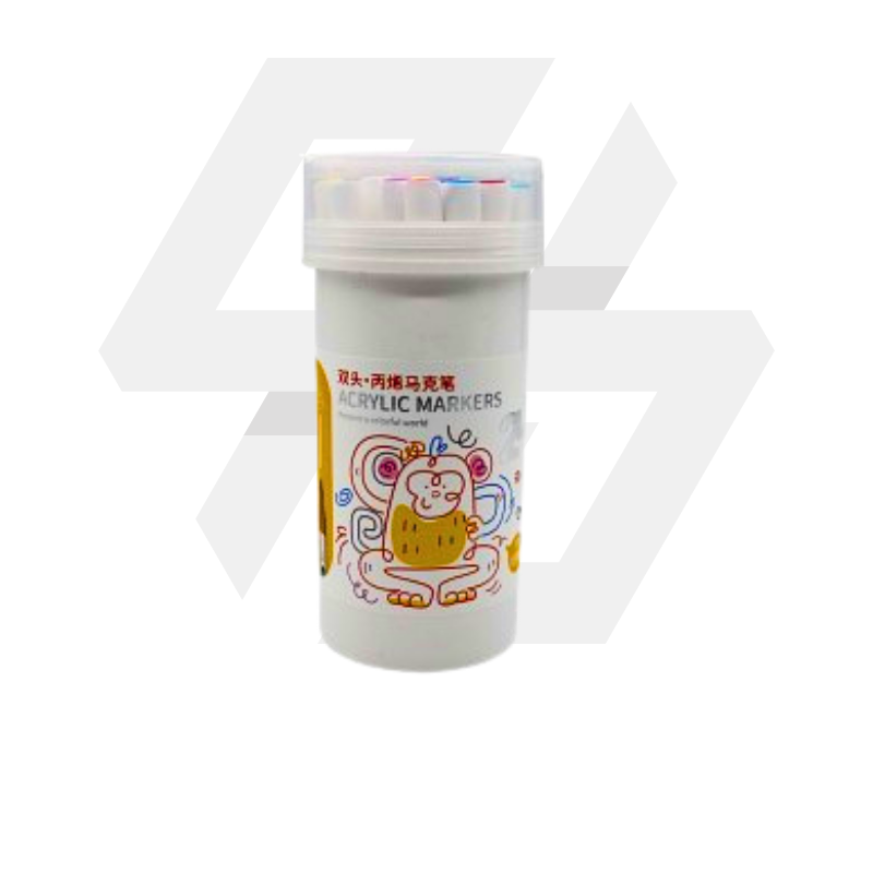 Tubo Marcador Acrilico 24pcs - (HK465)