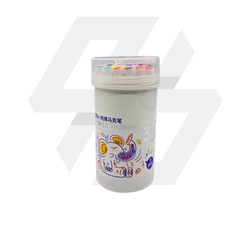 Tubo Marcador Acrilico 36pcs - (HK466)