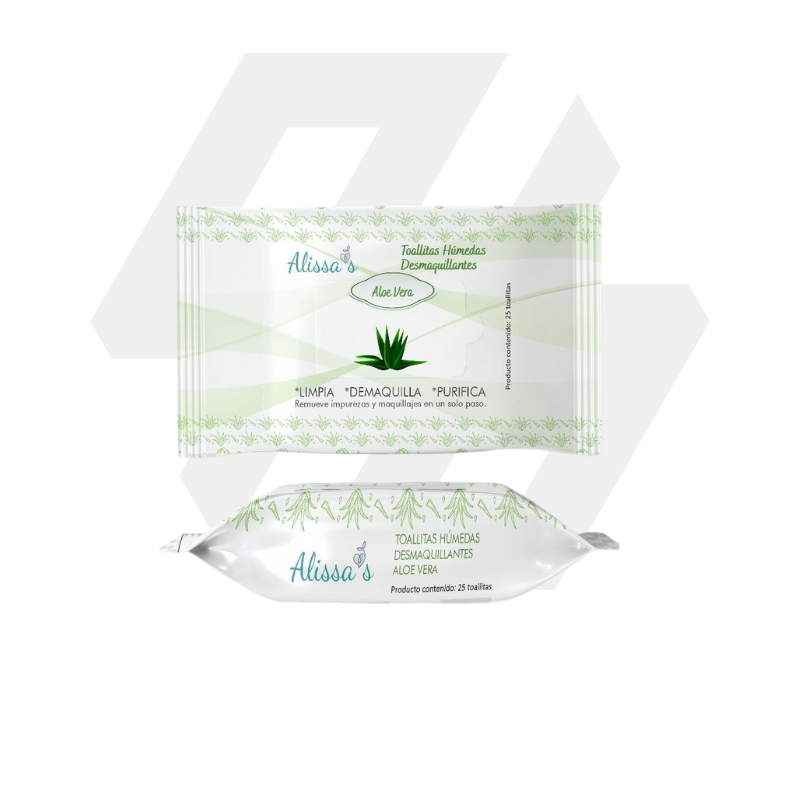 Toallitas Desmaquillantes x 25U - (Alissa's)