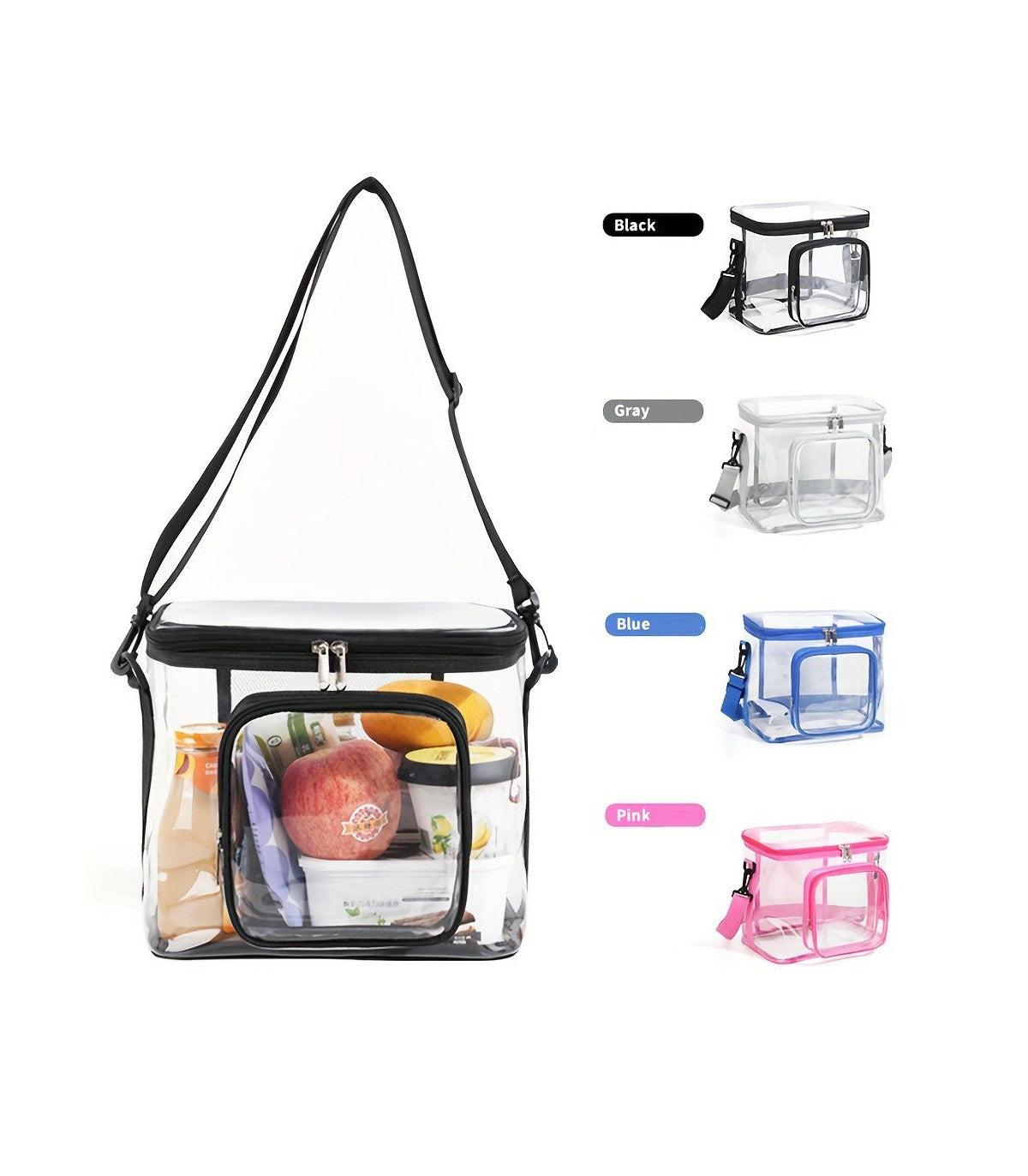 Bolsa Transparente Cuadrada - (HK490)